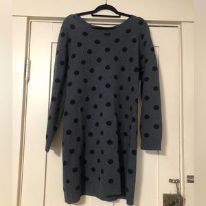 Old Navy polka dot sweater dress size 2XL
